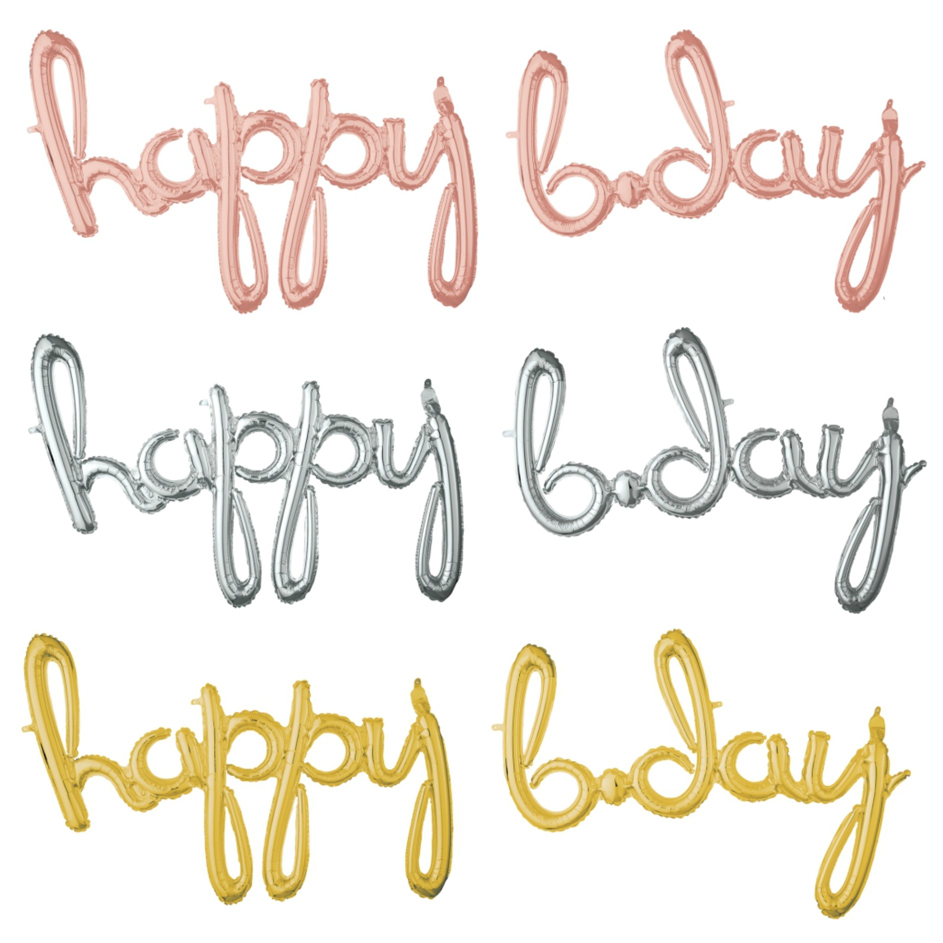 Air-Filled Foil Happy Birthday Balloons – Script – National 5 and 10